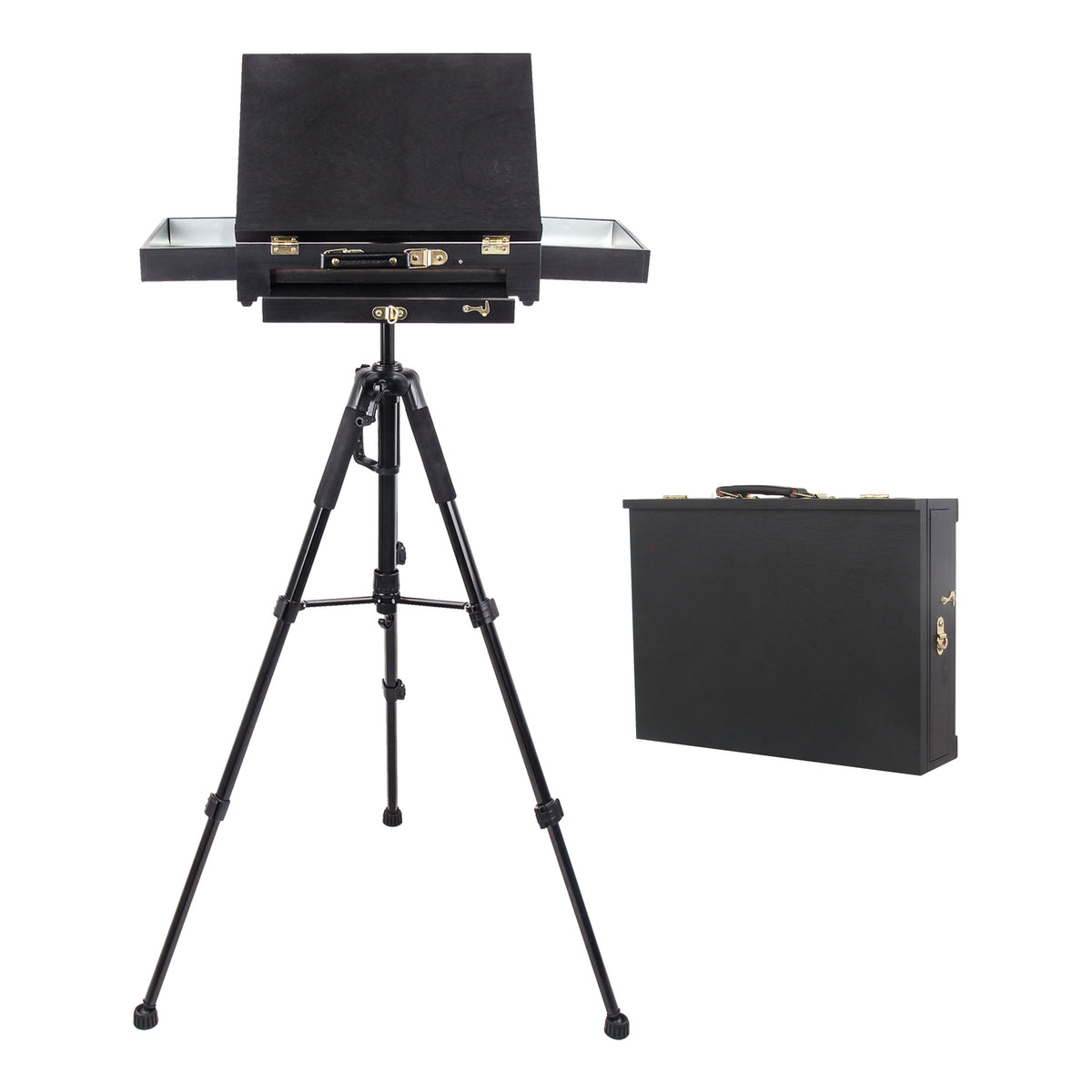 Nootka Tripod Sketchbox Easel on white background