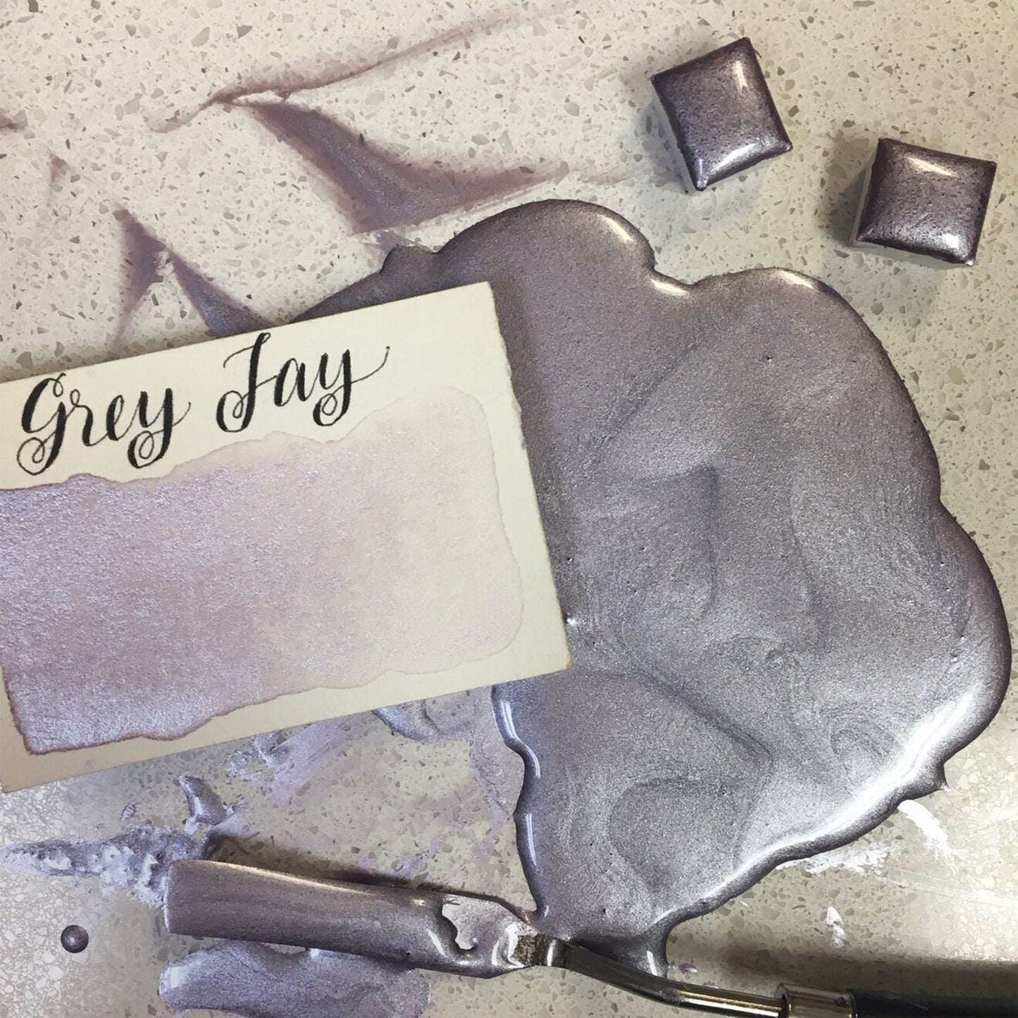 Stoneground Paint Co. Watercolour Half Pans - Pearlescent Colours