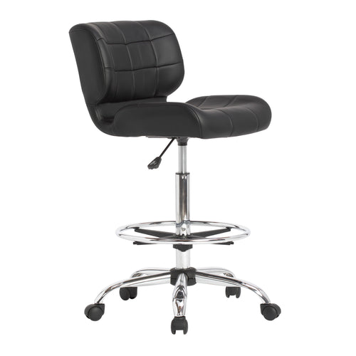 Studio Designs Black Crest Drafting Chair (Special Order)