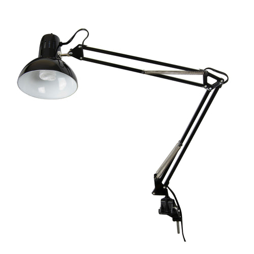 Studio Designs Swing Arm Lamp With LED Bulb - Black (Special Order)