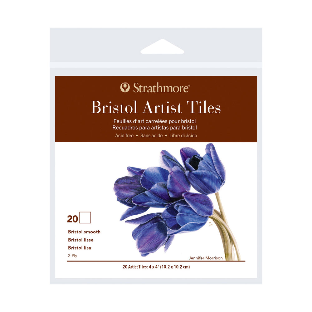 Strathmore Artist Tiles Pad Bristol - 4" x 4"