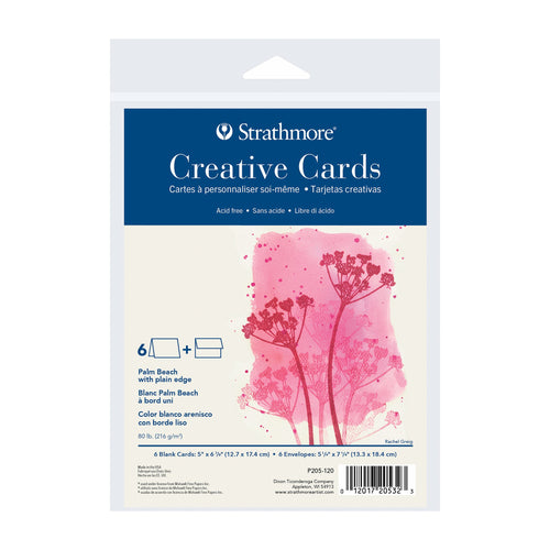 Strathmore Creative Cards Palm Beach Pack of 6 - 5" x 6 7/8"