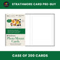 Strathmore Photo Mount Classic Border Cards 5" x 6 7/8" - Case of 200 Cards (Pre-Buy)