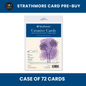 Strathmore Announcement Ivory Cards 3.5" X 4.7/8" - Case of 72 Cards (Pre-Buy)