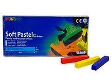 Mungyo Square Soft Pastel Set of 12 Assorted Colours