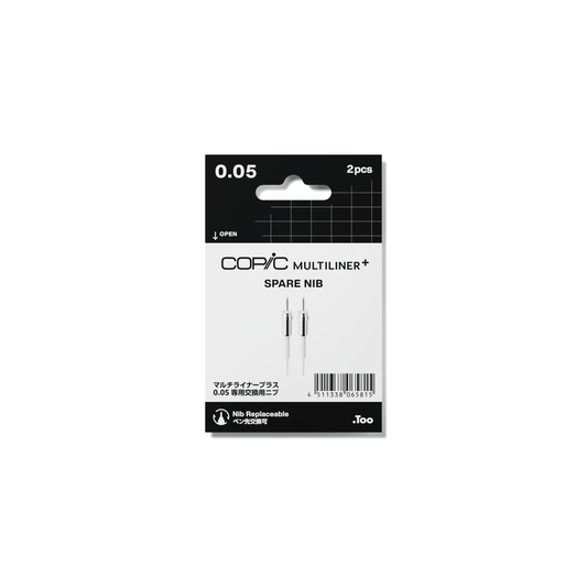 COPIC Multiliner+ Pen Nib Pack of 2 - 0.05mm