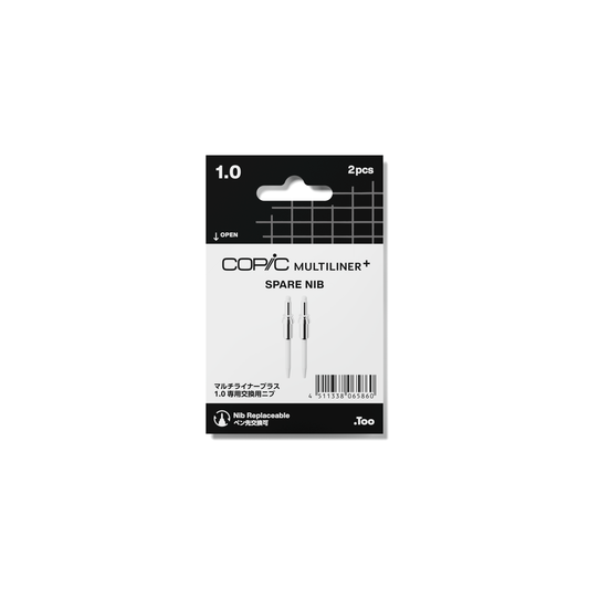 COPIC Multiliner+ Pen Nib Pack of 2 - 1mm