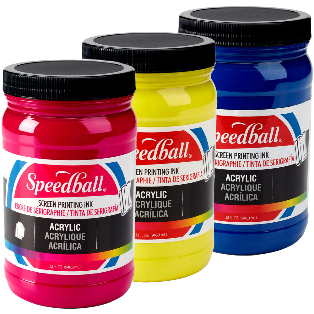 Screen Printing Ink Containers Speedball Acrylic Screen Printing Inks – Opus Art Supplies