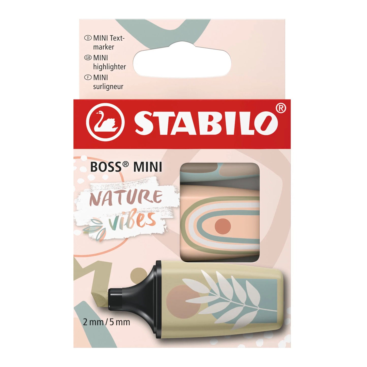 STABILO BOSS MINI Nature vibes Wallet - 3 pcs
