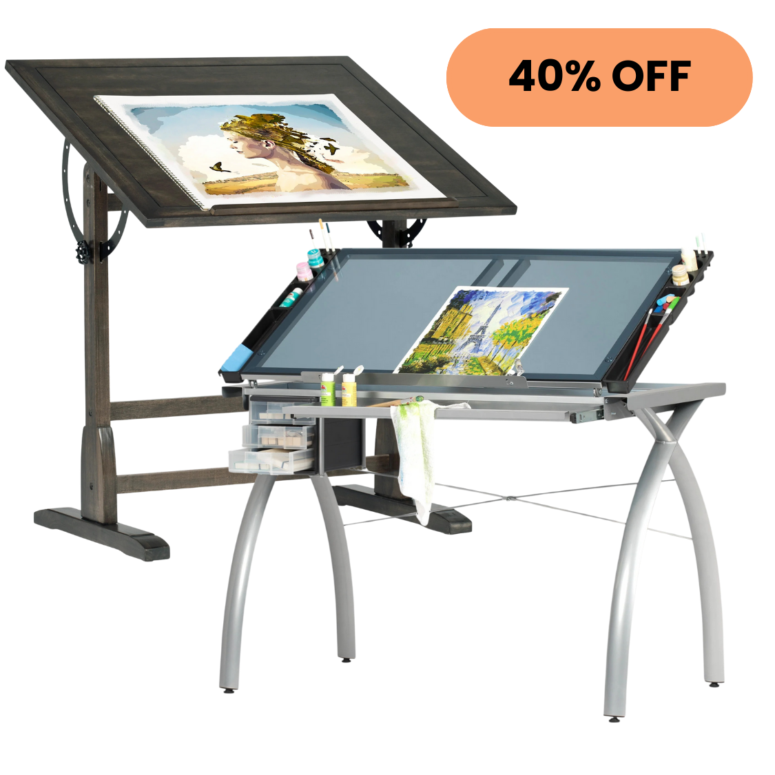 da Vinci COLINEO 4037 Acrylic & Oil Brush Set of 3