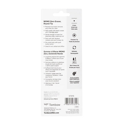 Tombow MONO Zero Eraser Set - Round