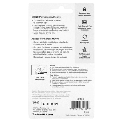 Tombow MONO Permanent Adhesive Refill