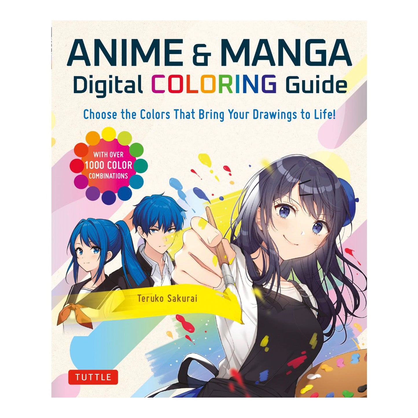 Anime & Manga Digital Coloring Guide by Teruko Sakurai