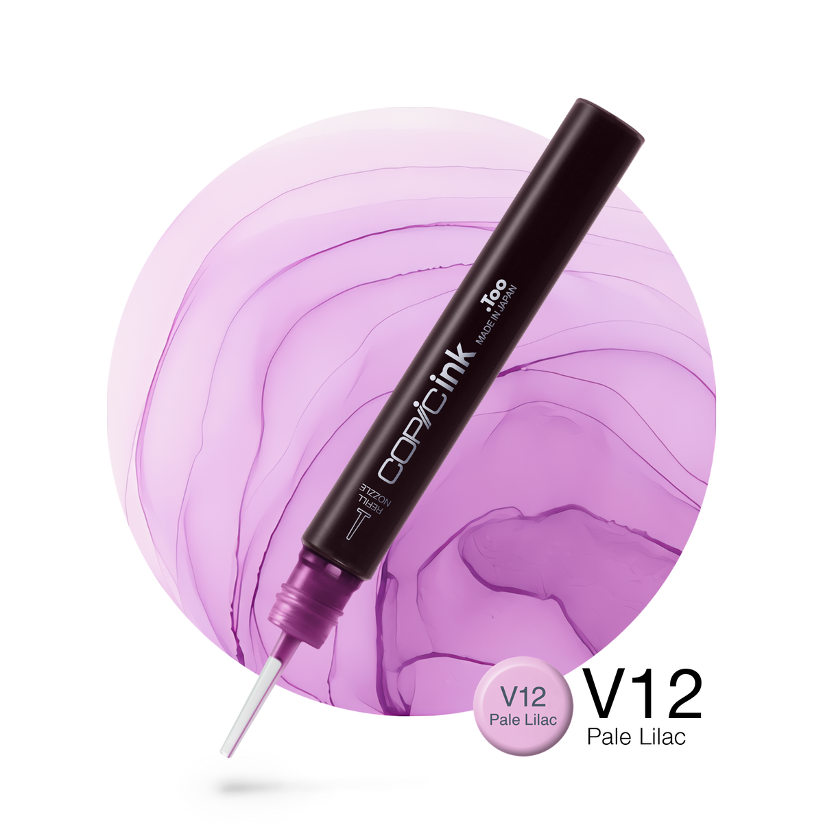 Copic Ink refill 12ml – V12 Pale Lilac