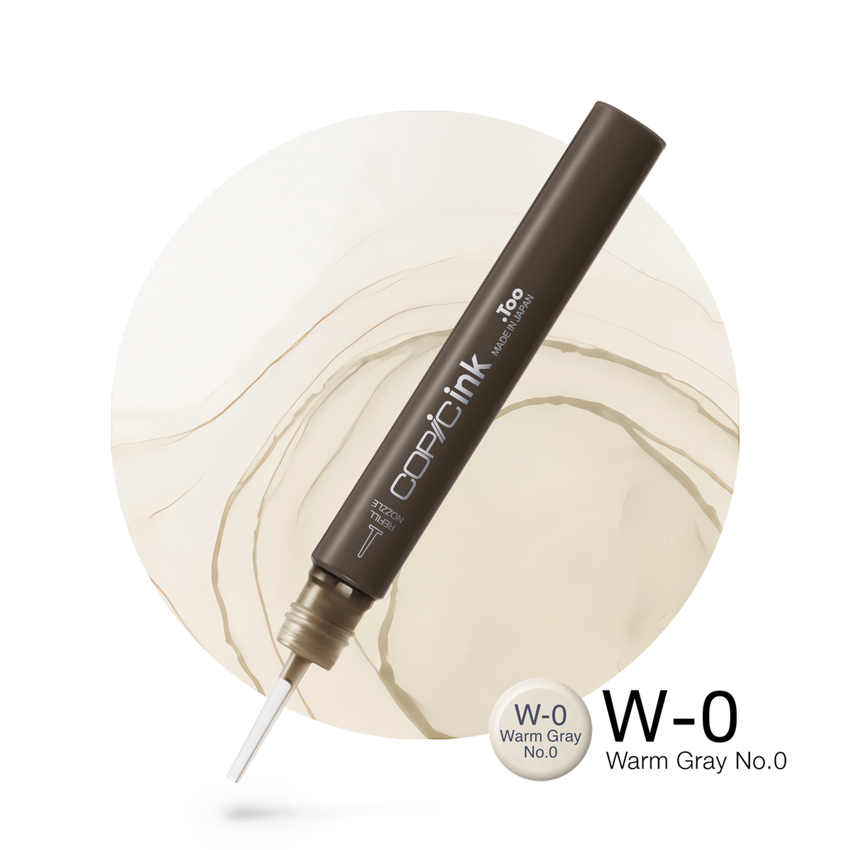 Copic Ink refill 12ml – W0 Warm Gray #0