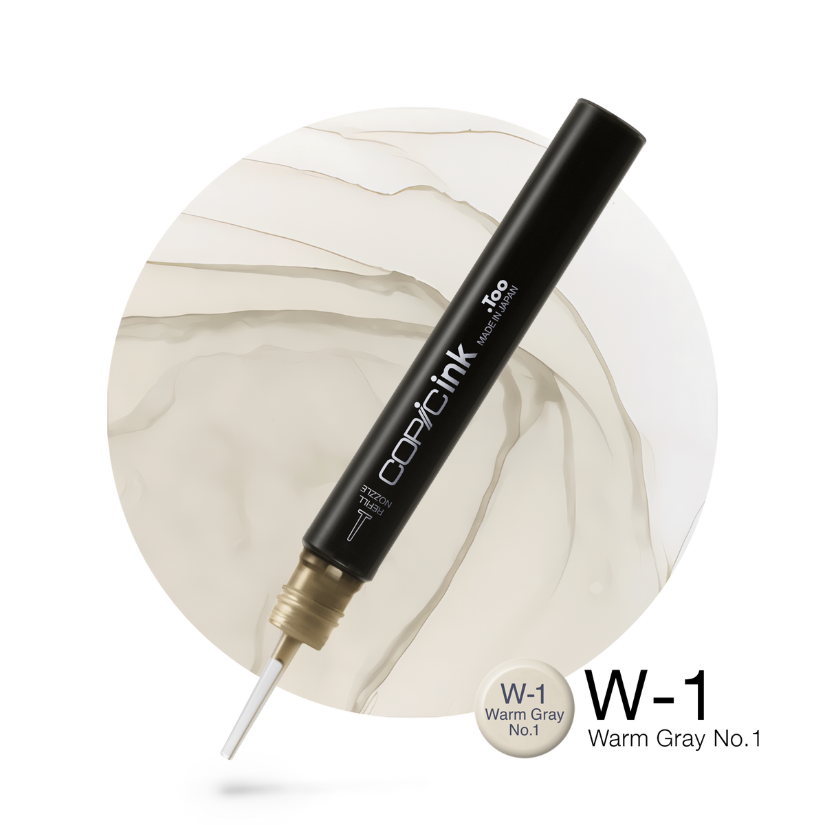 Copic Ink refill 12ml – W1 Warm Gray #1