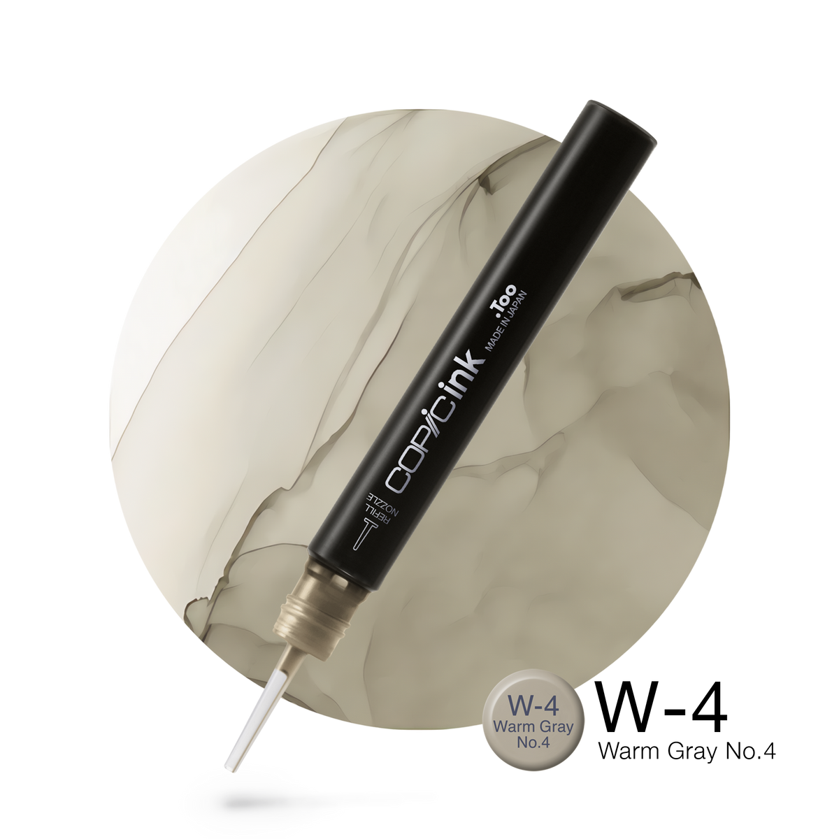 Copic Ink refill 12ml – W4 Warm Gray #4