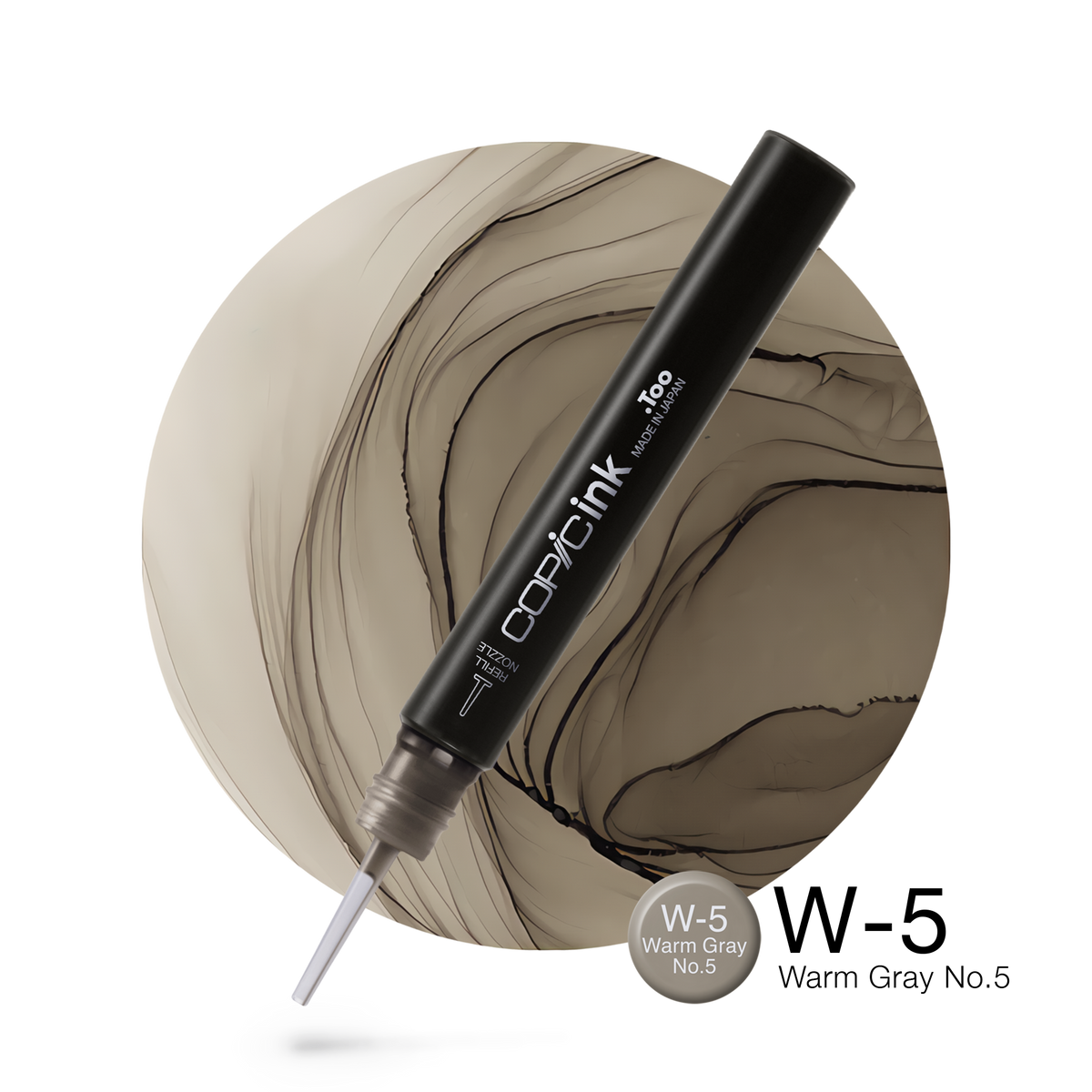 Copic Ink refill 12ml – W5 Warm Gray #5
