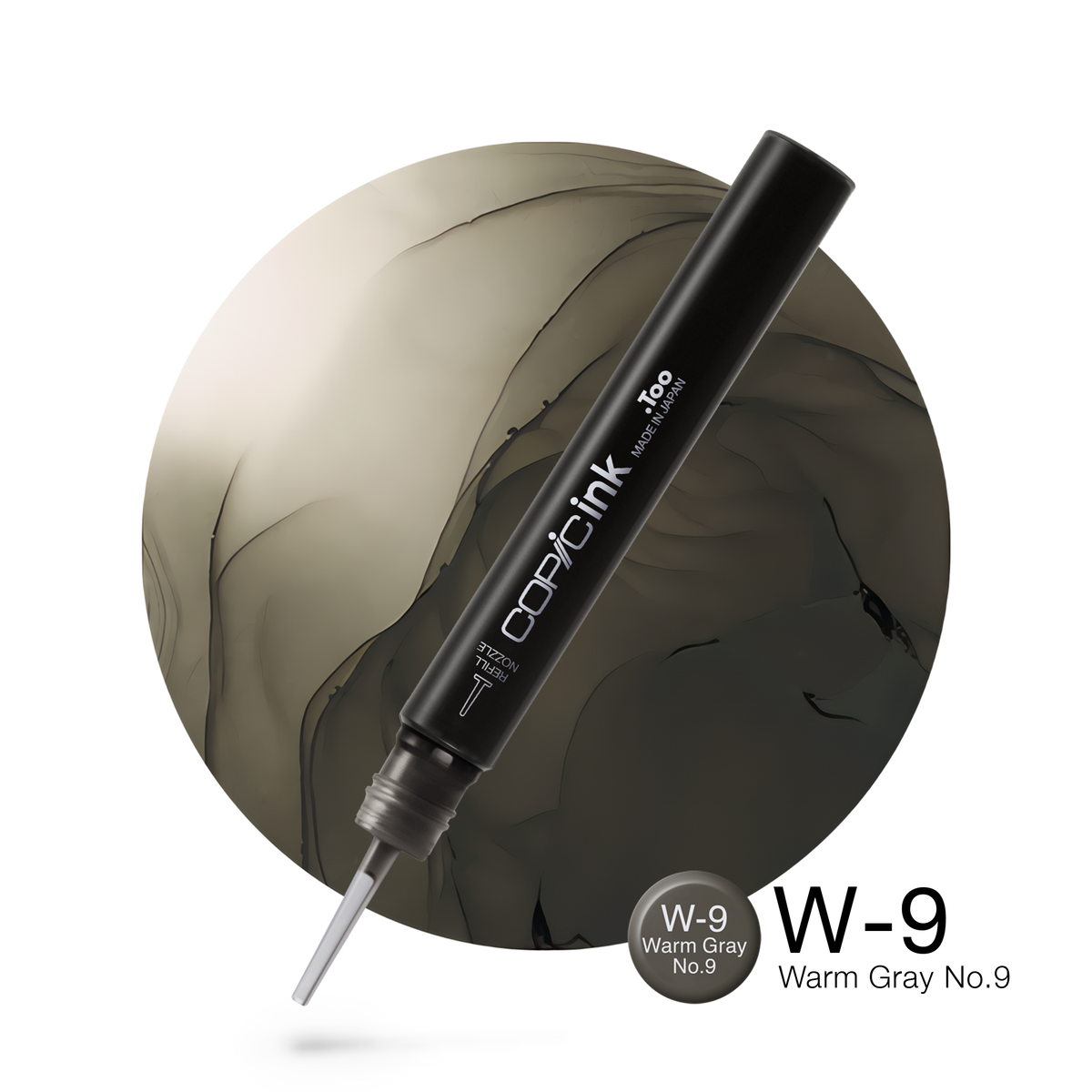 Copic Ink refill 12ml – W9 Warm Gray #9