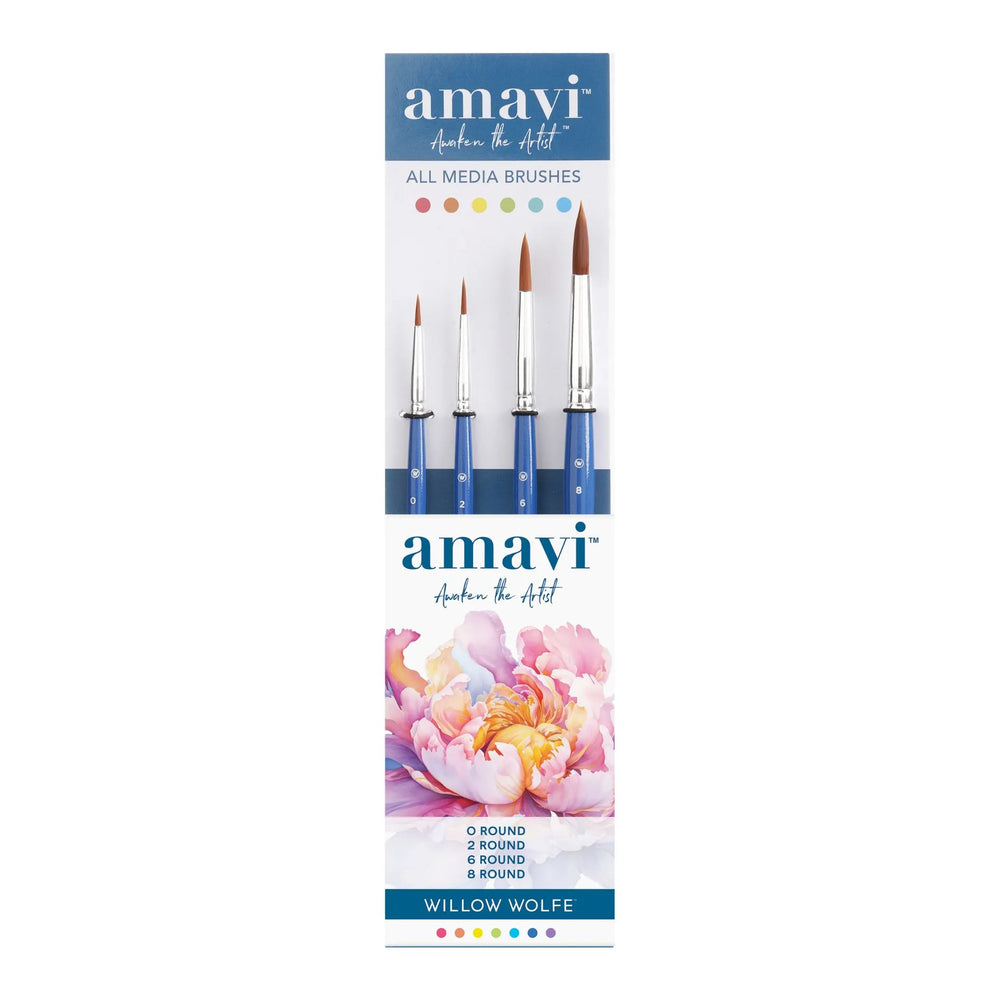 Willow Wolfe Amavi Basic Strokes Set of 4