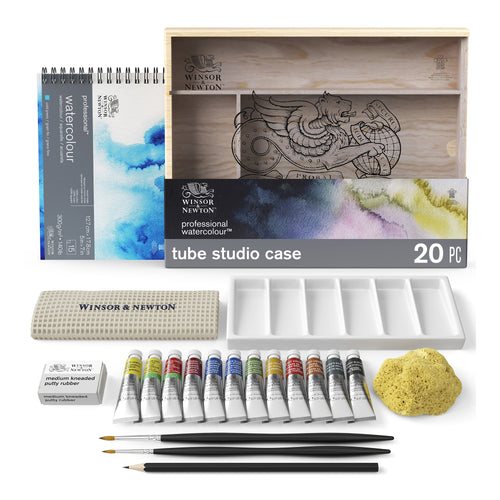 Winsor & Newton Professional Watercolour Tube Studio Case 20 Piece Set - Ltd Qty's