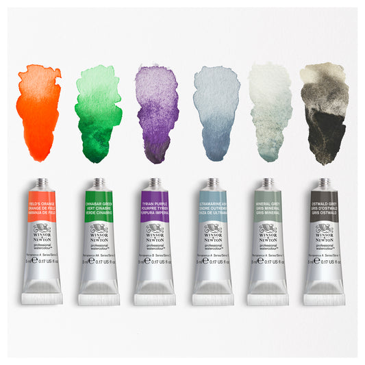 Winsor & Newton Professional Watercolour Set of 6 Revival Collection
