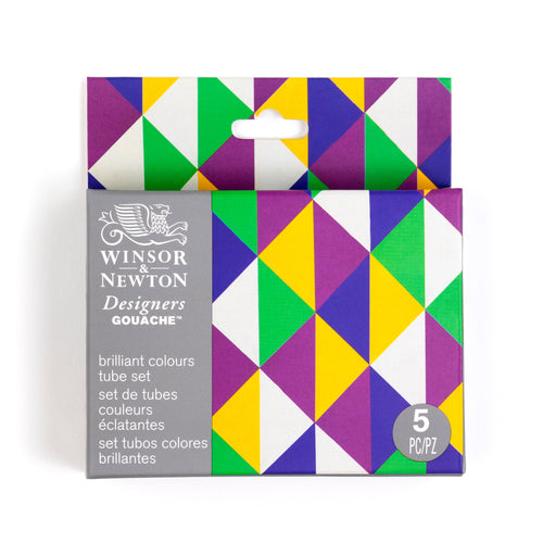 Winsor & Newton Designers Gouache Brilliant Set of 5