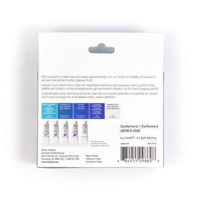 Winsor & Newton Designers Gouache Seascape Set of 5
