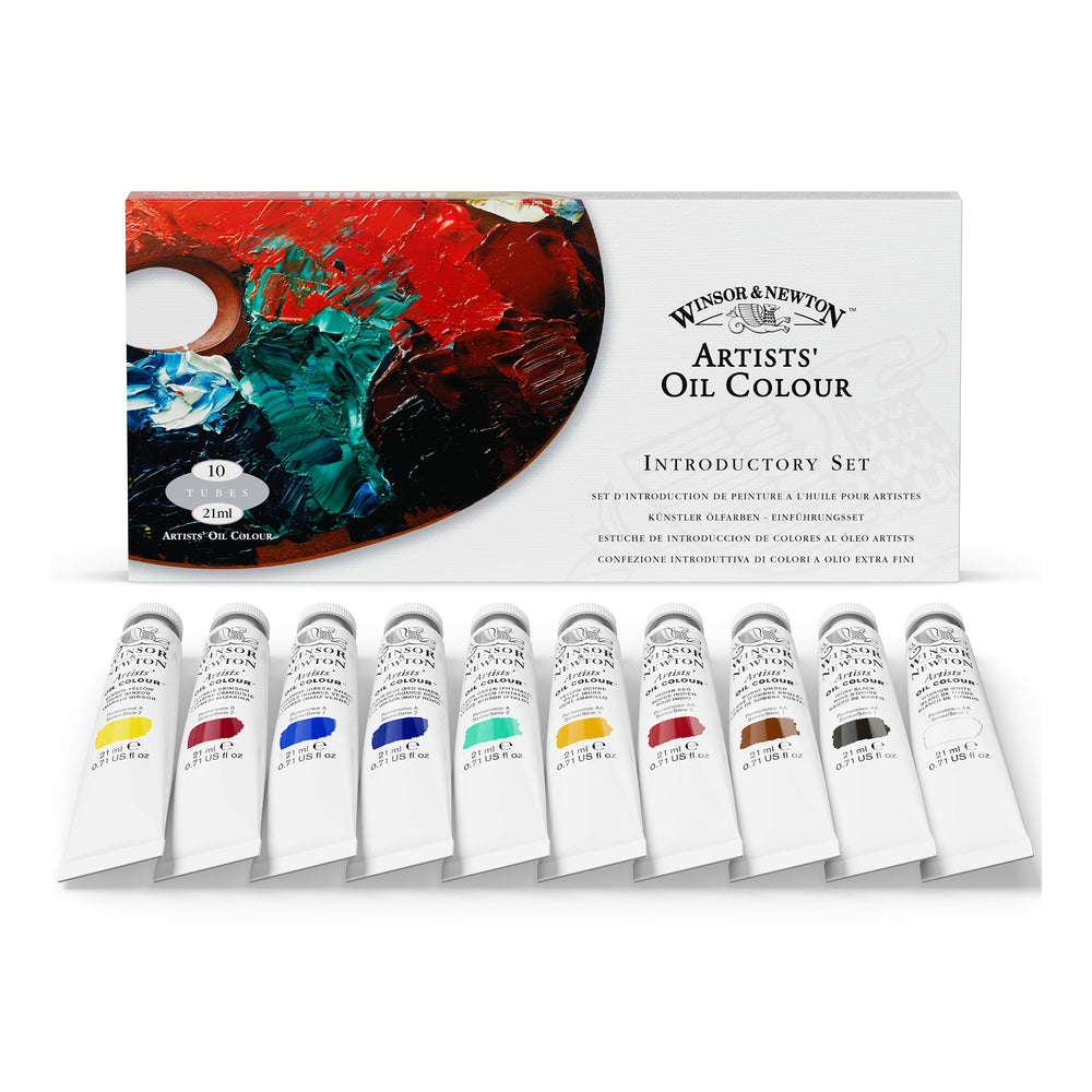 Winsor & Newton Artist's Oil Colours Introductory Set of 10 x 21ml