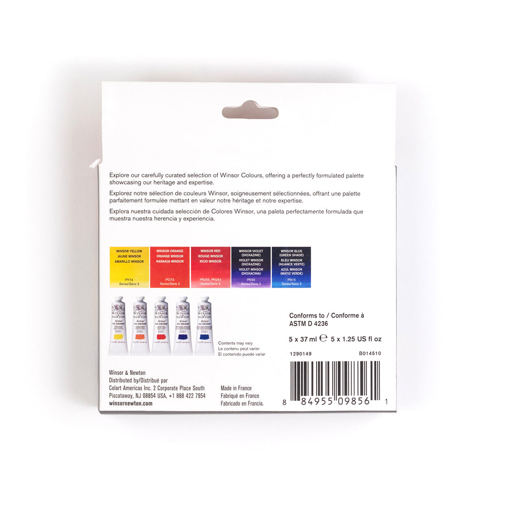 Winsor & Newton Artist's Oil Colours Winsor Set of 5