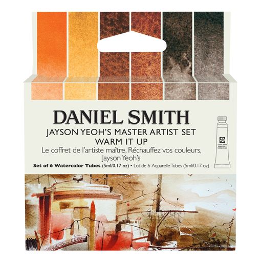 Daniel Smith Extra Fine Watercolors set of 6 Jayson Yeoh's Warm It Up