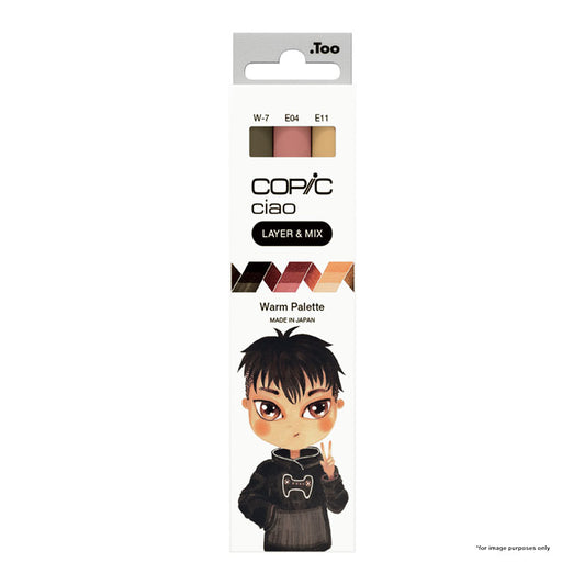 Copic Ciao Layer & Mix Set of 3 - Warm Palette