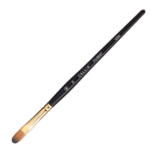 Willow Wolfe Callia Mixed Media Brushes - Filbert