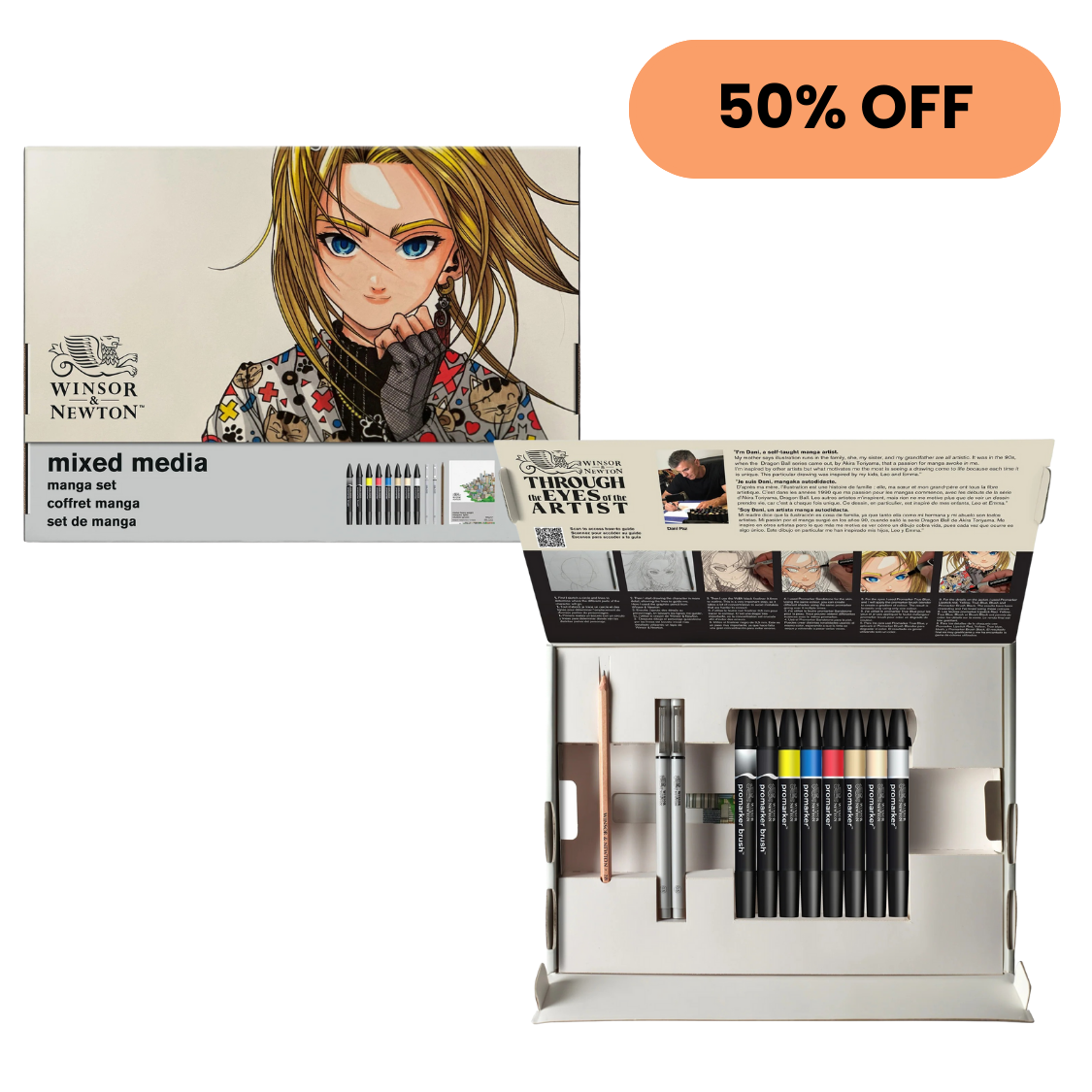 da Vinci COLINEO 4037 Acrylic & Oil Brush Set of 3