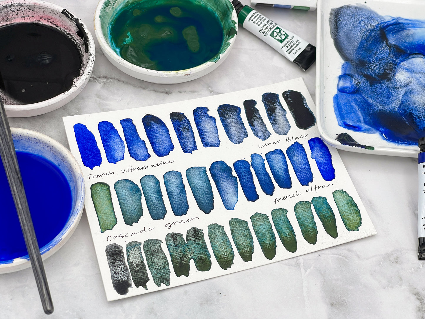 Daniel Smith Extra Fine Watercolors 5ml Triad Set Winter