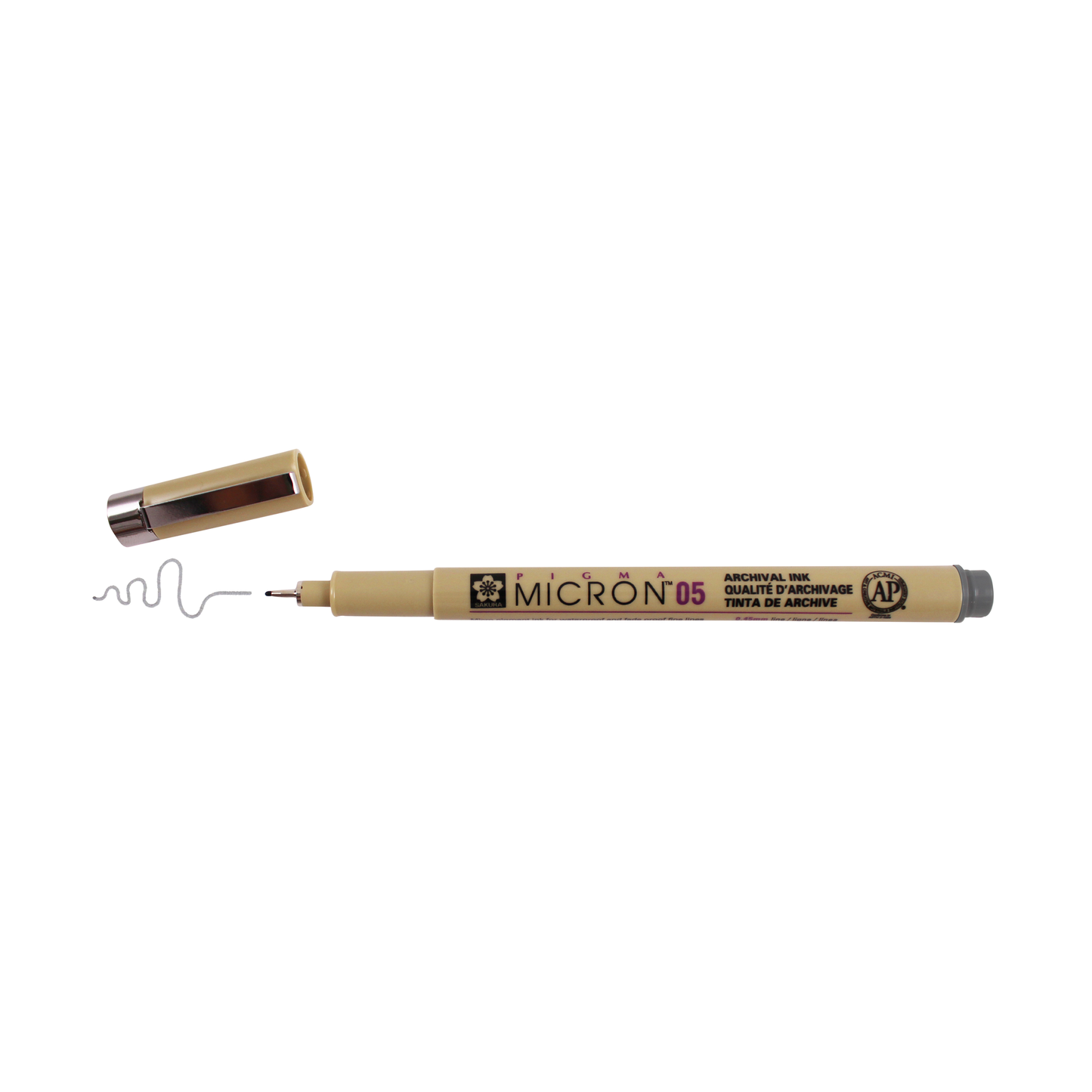 Sakura Pigma Micron Pen - Cool Gray, 05 point, cap off