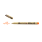 Sakura Pigma Micron Pen - Orange, 08 point, cap off