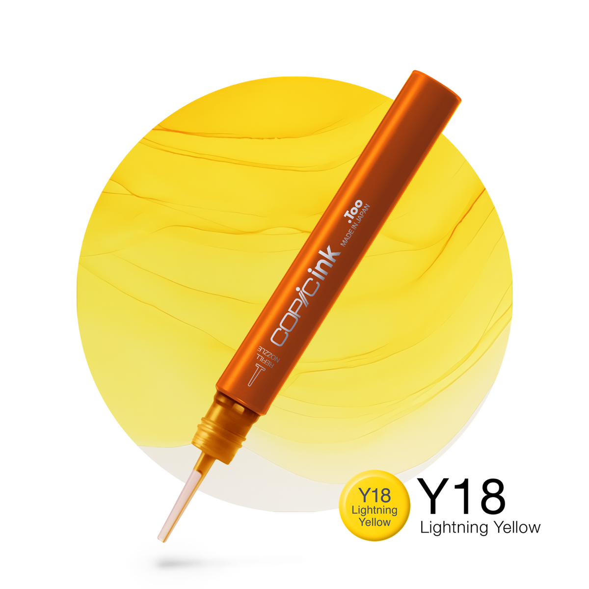 Copic Ink refill 12ml – Y18 Lightning Yellow