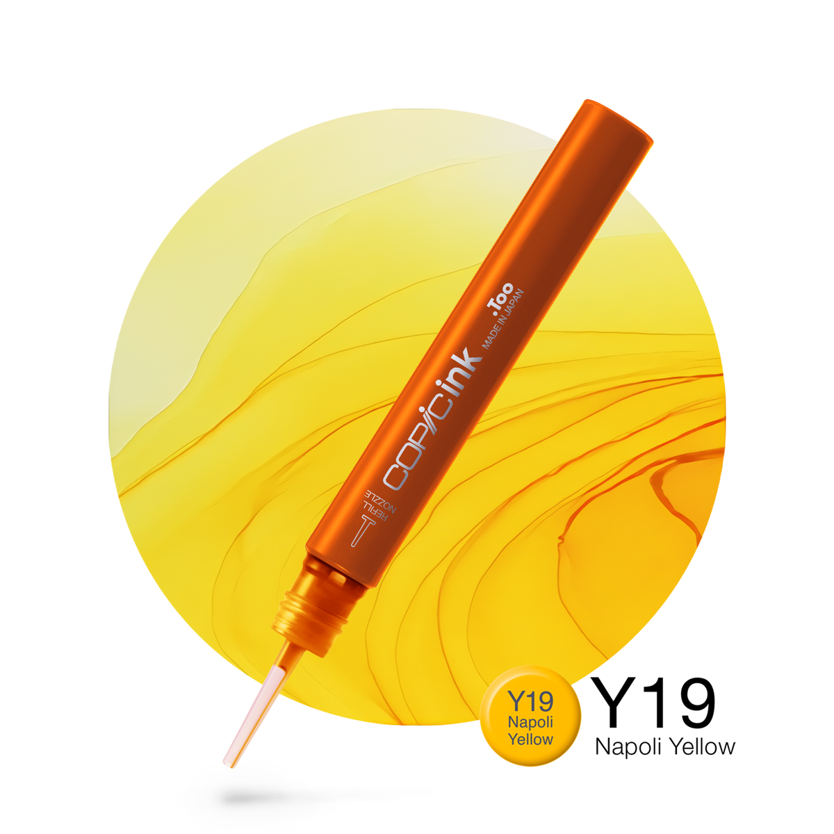 Copic Ink refill 12ml – Y19 Napoli Yellow