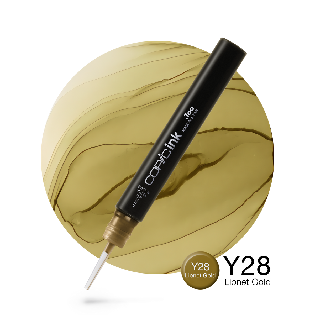 Copic Ink refill 12ml – Y28 Lionet Gold