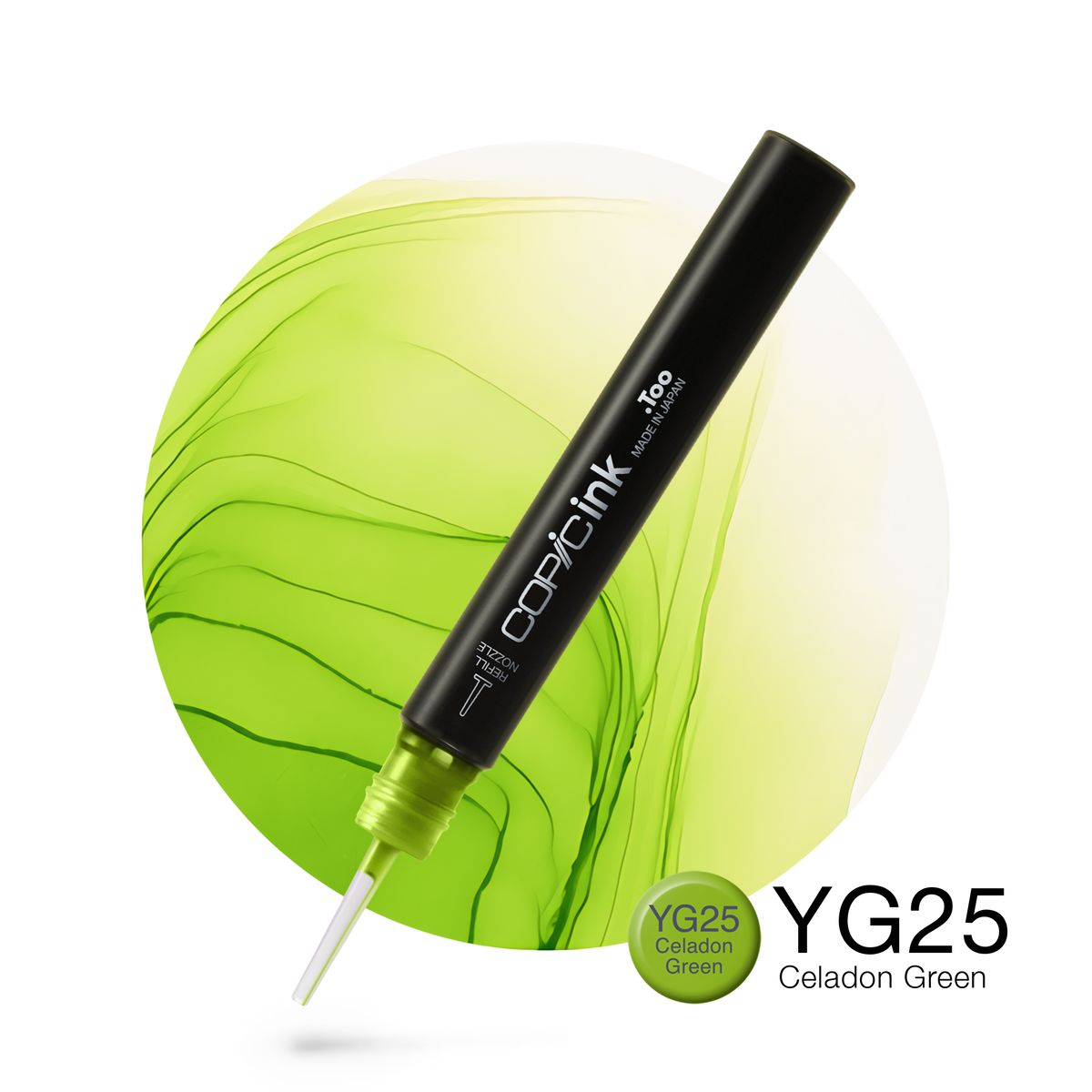 Copic Ink refill 12ml – YG25 Celadon Green
