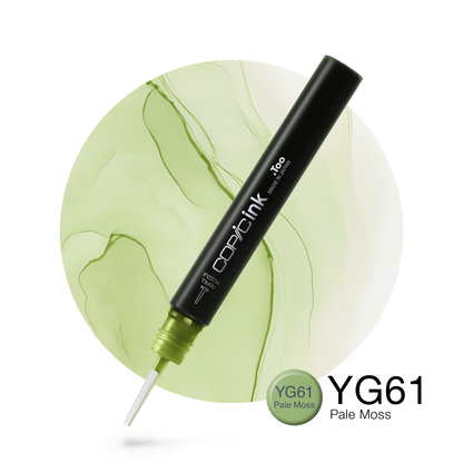 Copic Ink refill 12ml – YG61 Pale Moss