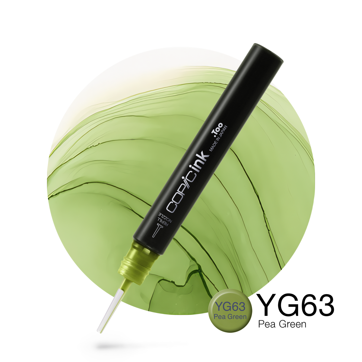 Copic Ink refill 12ml – YG63 Pea Green