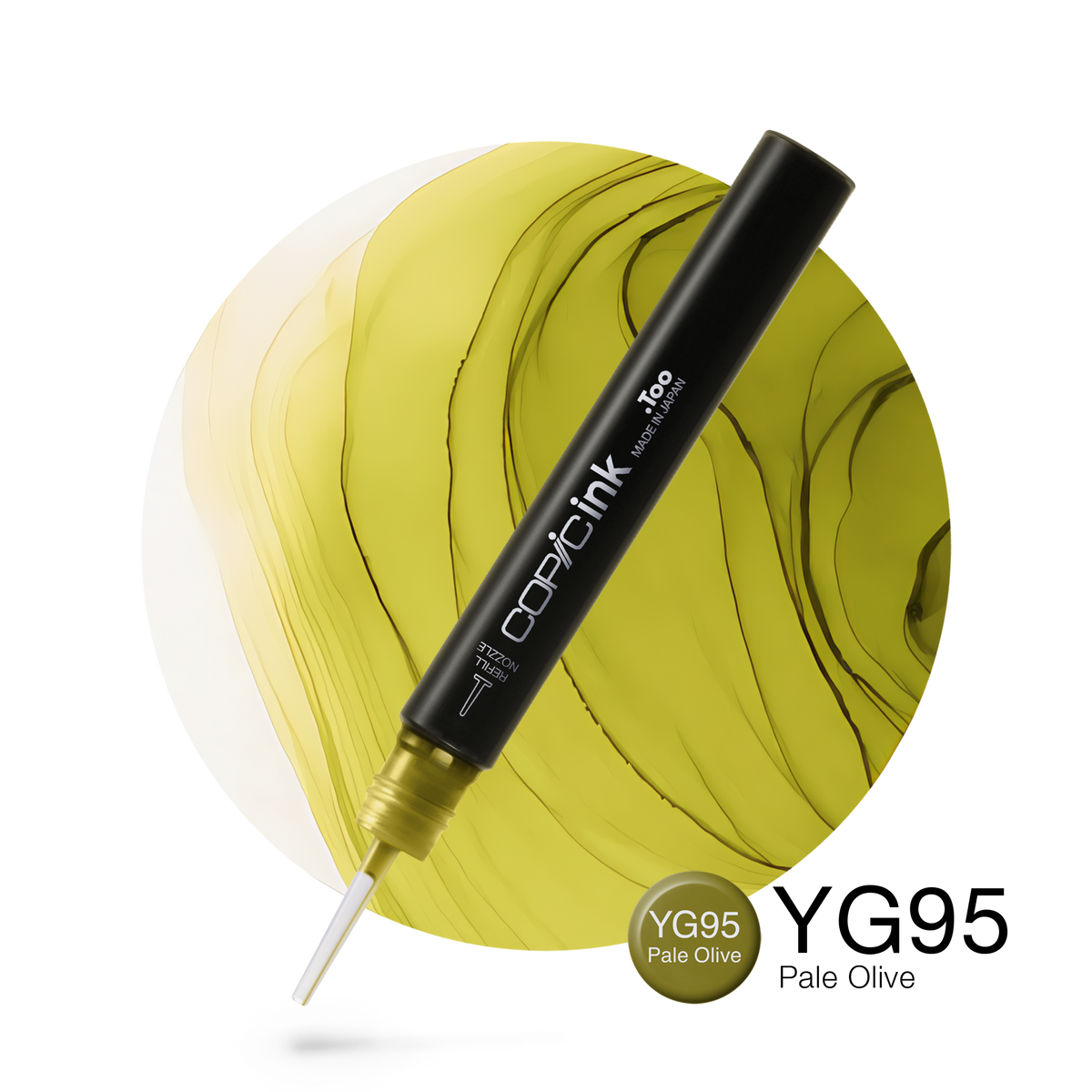 Copic Ink refill 12ml – YG95 Pale Olive