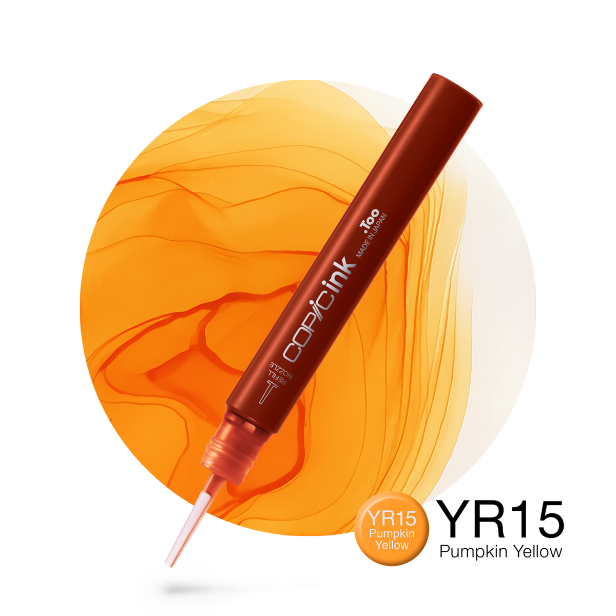 Copic Ink refill 12ml – YR15 Pumpkin Yellow