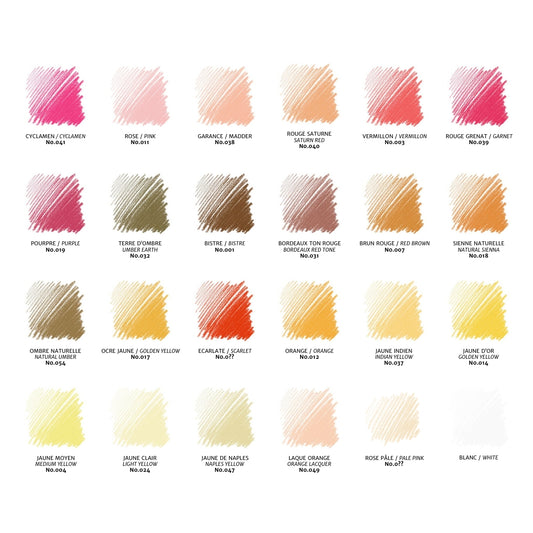 Conte Sketching Crayon Set Assorted Set of 48