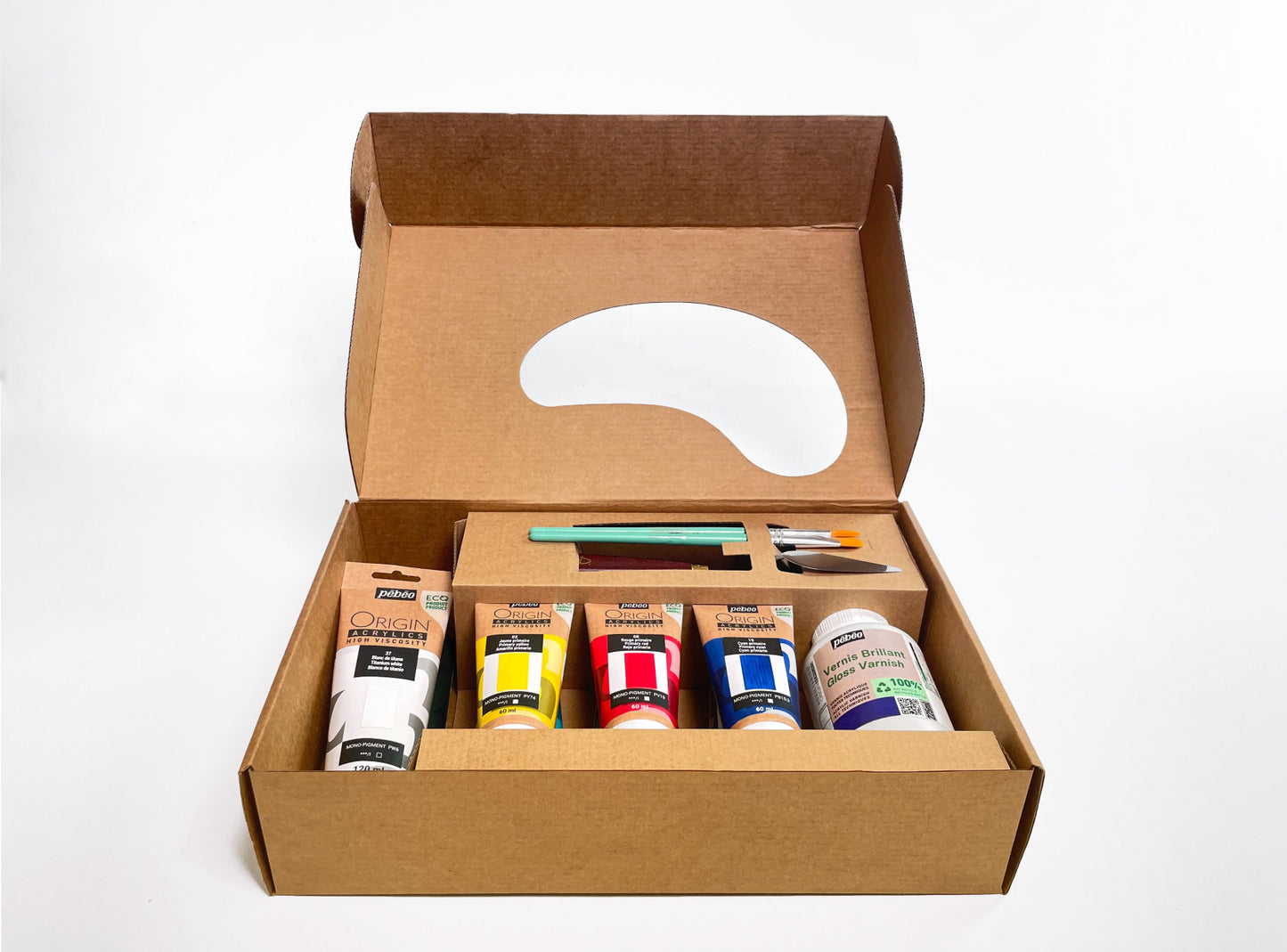 Pébéo Origin Acrylics Equipment Kit 12 Piece Set