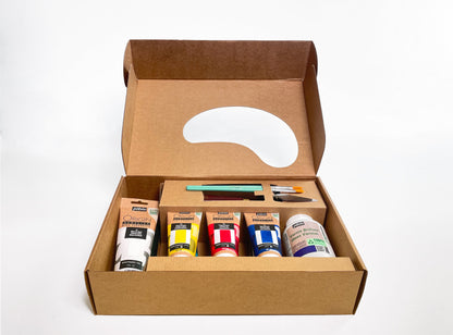 Pébéo Origin Acrylics Equipment Kit 12 Piece Set