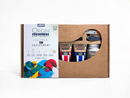 Pébéo Origin Acrylics Equipment Kit 12 Piece Set