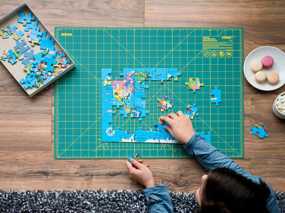 OLFA Double Sided Rotary Mat Green 18" x 24"